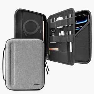 Tomtoc📀 Portfolio Case for Tablets w/ Accessories pockets